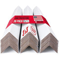 Extra-Wide 48" x 3" x 3" Reinforced Cardboard Edge Protectors (Pack of 36) – 0.225" Heavy-Duty Thickness – Cardboard Edge Protectors for Shipping – American Quality Pallet Edge Protector