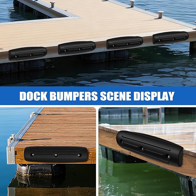 Dock Fender Bumpers, Boat Dock Bumpers Straight-Edge Marine Fenders Side Guard