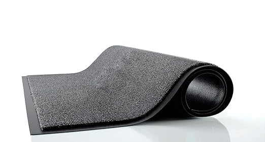 Guardian - 74030535 Silver Series Indoor Walk-Off Floor Mat, Vinyl/Polypropylene, 3'x5', Black