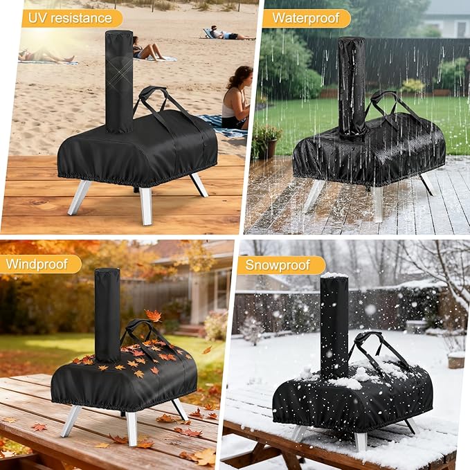 Pizza Oven Cover for Ooni Karu 12,TwoPone Waterproof Pizza Oven Accessories Carry Cover for Outdoor