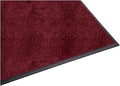 Guardian Platinum Series Indoor Wiper Floor Mat, Rubber with Nylon Carpet, 2'x5', Burgundy