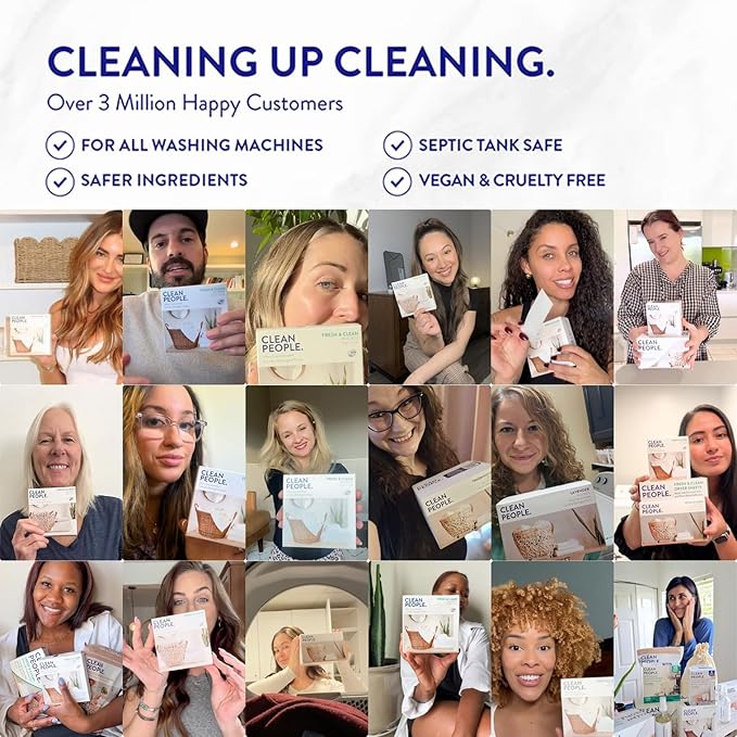 The Clean People Dishwasher Detergent Pods | Cuts Grease and Rinses Sparkling Clean | Residue-Free | Lavender, 60 Pack