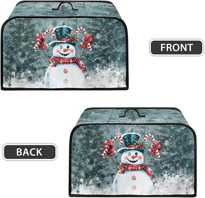 Cute Snowman Slow Cooker Cover 6-8 Qt Flower Bush Slow Cooker Bag Crock Pot Cover Keep Appliance Clean Kitchen Tool Kitchen Small Appliance Dust Covers Decor