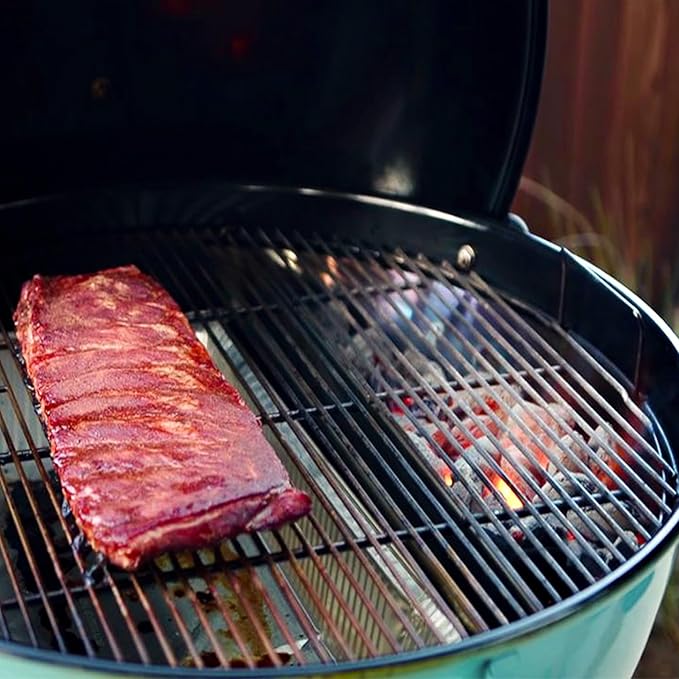 SnS Grills Patented Slow ‘N Sear® XL Insert - Stainless Steel Charcoal Basket with Removeable Water Reservoir for Low ‘N Slow Smoking & Charcoal Grilling for Weber & Other Kettle Grills - 26 in