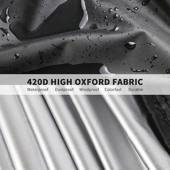 Outdoor Prep Table Cover 24 Inch, Waterproof Fadeproof UV Resistant Patio Stainless Steel Metal BBQ Table Cover All Season Protection for Outdoor Table 500D - 24 X 18 X 34 Inch