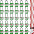 Lockout Tagout Locks, Safety Padlocks, Loto Locks Keyed Differently Lock Out Tag Out Device Plastic with Lockout TagOut Tags Kits