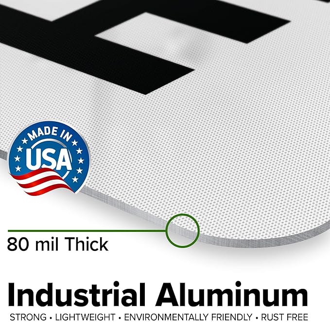 Custom Notice Sign, OSHA Sign, 24x30 Inches, 3M EGP Reflective, Rust Free .080 Aluminum, Fade Resistant, Made in USA by My Sign Center
