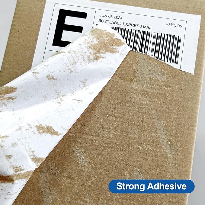 8.5"x5.5" Half Sheet Shipping Labels for Laser & Inkjet Printers, 250 Sheets 500 Pcs Half Page Labels, Self Adhesive Mailing Address Stickers