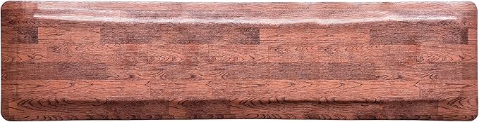 Rhino Mats, Softwoods Anti Fatigue Floor Mat, Commercial Grade Kitchen Mat, Standing Desk Mat, Office, Garage or Anywhere, Standing Comfort. (Oak, 2' x 8' x 1/2")