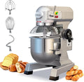 Commercial Food Mixer 15 Qt with Timing Function,600W Commercial mixers 3 Speed Adjustable,Electric Stand Commercial Dough Mixer with Stainless Steel Bowl for Bakery Pizzeria
