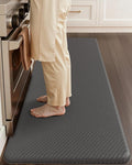 Color&Geometry 0.71" Extra Thick Anti Fatigue Cushion Kitchen Floor Mat,Easy Clean, Water & Oil Proof, Non Slip, Foam Padded Runner Rug for Front Sink,20"x 47" Grey (2.0 Version)