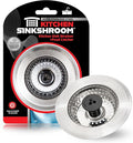 Kitchen SinkShroom Revolutionary Clog-Free Stainless Steel Sink Strainer, Black, 1-(Pack)