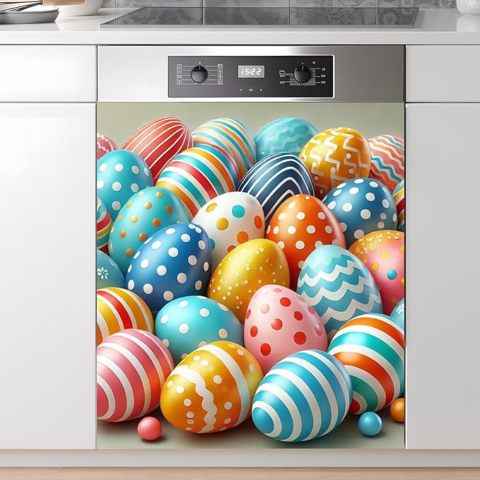 Dishwasher Magnet Sticker Cover Panel Decal Refrigerator Magnetic Sticker Decorative for Kitchen Decoration,Fridge Door Cover, Appliances Stickers 23"x26"