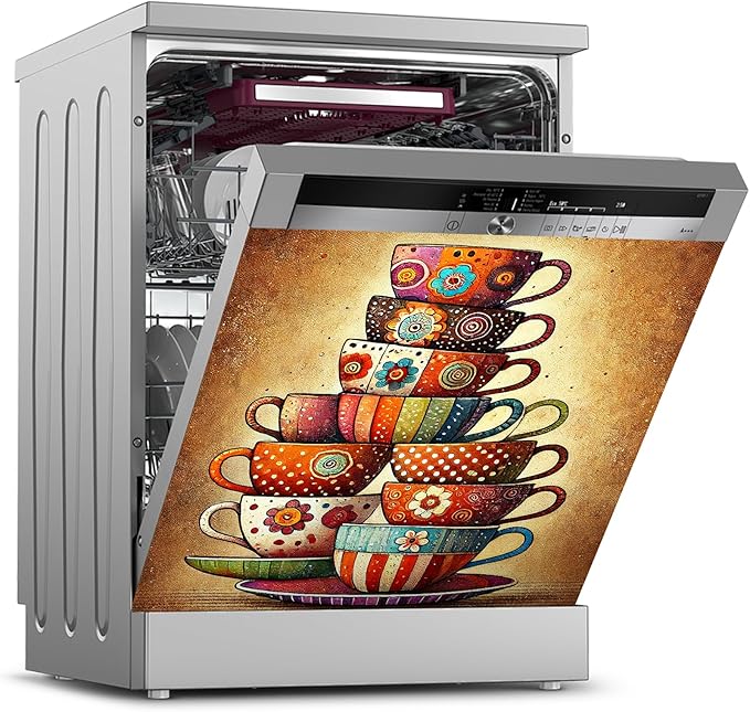 Dishwasher Magnet Sticker Cover Panel Decal Refrigerator Magnetic Sticker Decorative for Kitchen Decoration,Fridge Door Cover, Appliances Stickers 23"x26"