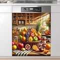 Dishwasher Magnet Sticker Cover Panel Decal Refrigerator Magnetic Sticker Decorative for Kitchen Decoration,Fridge Door Cover, Appliances Stickers 23"x26"