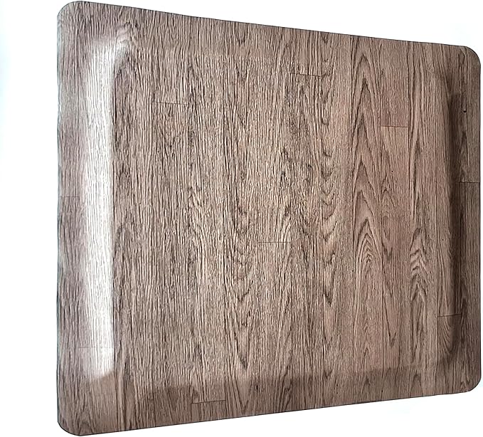 Rhino Mats, Softwoods Anti Fatigue Floor Mat, Commercial Grade Kitchen Mat, Standing Desk Mat, Office, Garage or Anywhere, Standing Comfort. (Driftwood, 3' x 3' x 1/2")