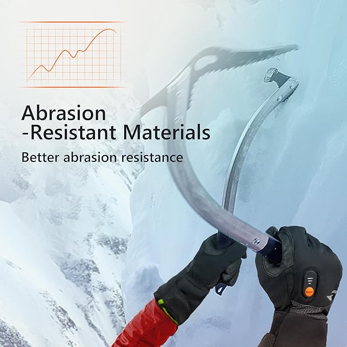 Heated Gloves for Men Women, Rechargeable Waterproof Heated Work Gloves with Arthritis Raynaud's Relief for Ski Golf Hiking Driving