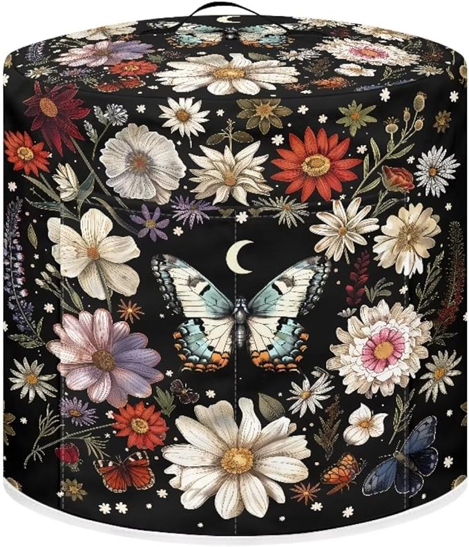 Butterfly Dust Cover Instant Pot Heavy Duty Waterproof Dust Pressure Cooker Cover Case for Instant Pot Pressure Cooker Instant Pot Appliance Covers Pressure Cooker Size S