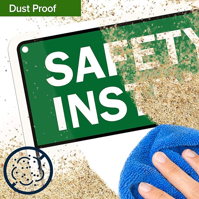 Custom Safety Instructions Sign, Ansi Sign, Osha Compliant, 10x14 Inches, 55 mil thick HDPE (high density polyethylene), Made in USA by My Sign Center