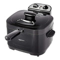 Amazon Basics 2.1-Qt (2.0L) Electric Deep Fryer with 8-Cup Oil Capacity, Timer, Adjustable Temperature, Easy Draining Basket, Viewing Window, 1500W, Black