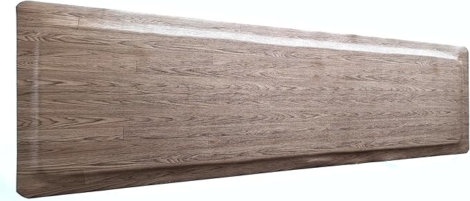 Rhino Mats, Softwoods Anti Fatigue Floor Mat, Commercial Grade Kitchen Mat, Standing Desk Mat, Office, Garage or Anywhere, Standing Comfort. (Driftwood, 3' x 10' x 7/8")