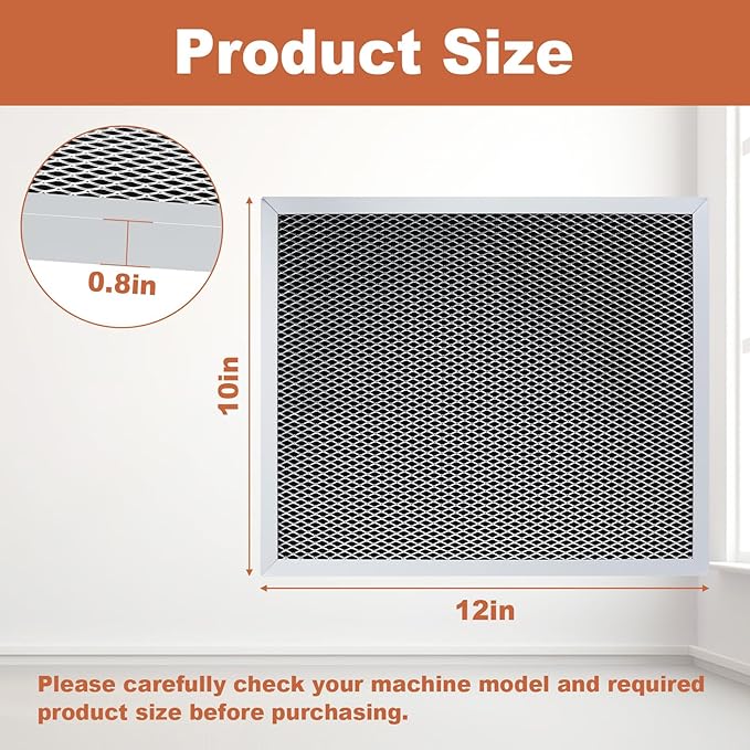 5443 MERV 8 Dehumidifier Filter Compatible with Aprilaire Whole-House Dehumidifiers 8191 8192 and Ventilation Models 8191 8192 Replacement Filters Washable 2 Packs - 10"x12"x1"