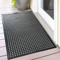 Uniboho Outdoor Rubber Floor Mats Anti Slip Commercial Resturant Kitchen Mat Rubber Drainage Mat 35x24 Inch Heavy Duty Door Mat for Garage Garden Indoor Outside Industral Pool Entrance Bar Wet Area