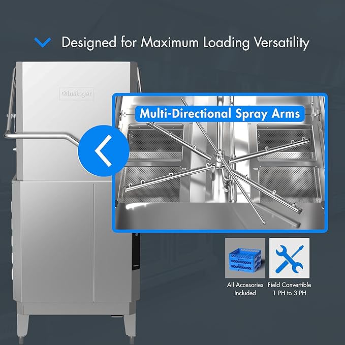 CX20 Premier Series Door Type Dishwasher, Stainless Steel