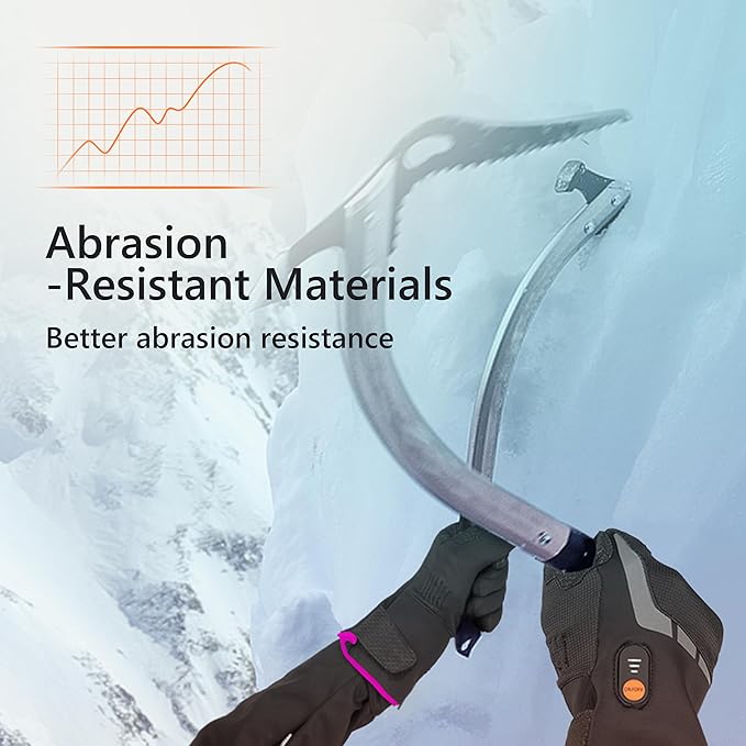 Heated Gloves for Men Women, Rechargeable Waterproof Heated Work Gloves with Arthritis Raynaud's Relief for Ski Hiking Driving