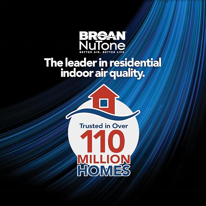 EVOLVE Premium Bathroom Exhaust Fan w/Continuous Run, 110-130-150 Selectable CFM