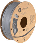 Polymaker ABS Filament 1.75mm Grey, 1kg 3D Printing Filament, PolyLite ABS 3D Printer Filament, Heat Resistant, Strong & Durable, Dimensional Accuracy +/- 0.03mm