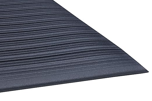 Guardian Air Step Anti-Fatigue Floor Mat, Vinyl, 27"x60", Gray, Reduces fatigue and discomfort, Can be easily cut to fit any space