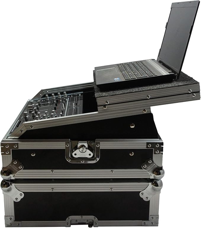 Harmony Audio HC19MIXLT Flight 11U Universal 19" Mixer Glide Laptop Stand Custom Case