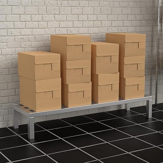 48'' x 14'' x 8'' Aluminum Dunnage Rack - 1400 lb. Capacity