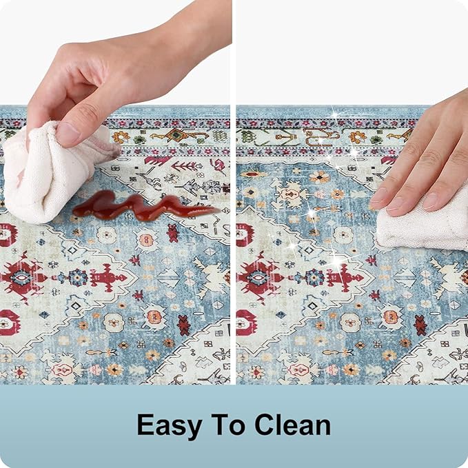 Collive Kitchen Mats for Floor, Cushioned Anti Fatigue Kitchen Rugs Waterproof Sink Rugs Non Slip, Soft Comfortable Standing Mats for Office, Laundry, 17”x59”