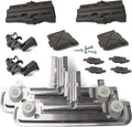 20Pcs For whirlpool W10712395 WDT730PAHZ0 Upper Rack Parts, W10712395 Whirlpool Dishwasher Upper Rack Adjuster Kit Replaces W10350375 For Kenmore, Whirlpool WDT750SAHZ0 Upper Rack Parts Dishwasher