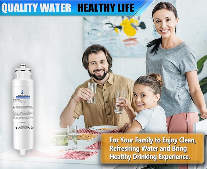 HX2017FR-A HX2017F-A refrigerator water filter,replacement Compatible with Hisense HX2017FR-A HX2017F-A Hisense HRF266N6CSE HRF266N6CSE1 HRF209N6CSE HRF254N6TSE HRF254N6DSE (3-PACK)