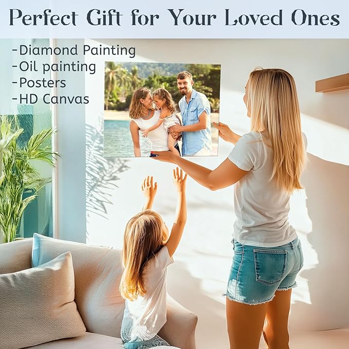 Canvas Stretcher Bars 20x20 Inch Frame Kit, Available in 25+ size Wood Stretcher Bars for Home and Office, Gallery Wrap Wall Arts Supply for Oil Painting, Poster, Picture & Paint by Numbers