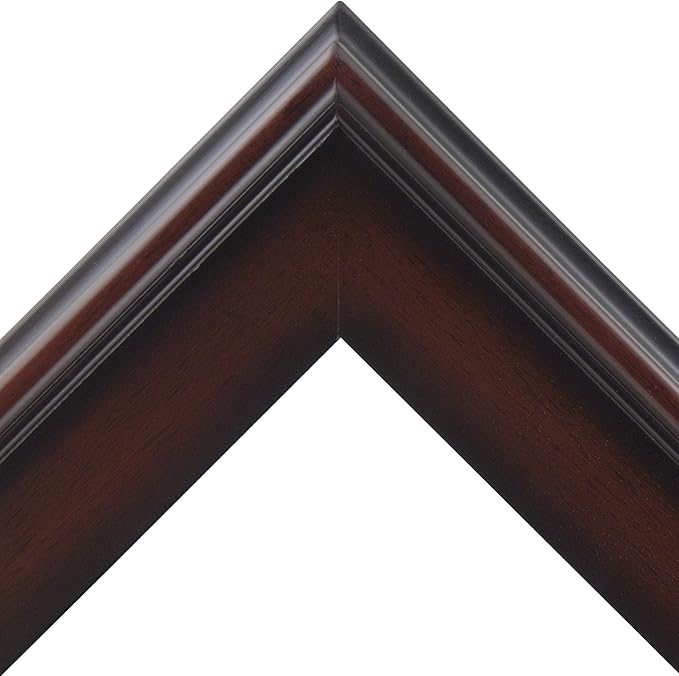 Creative Mark Plein Air Style Frame, Mahogany, 11x14-2.75" Wide Moulding with 1/2" Rabbet Depth, Open Back W/O Glazing, Museum Quality, For Art Panels, Stretched Canvas, Pictures & More