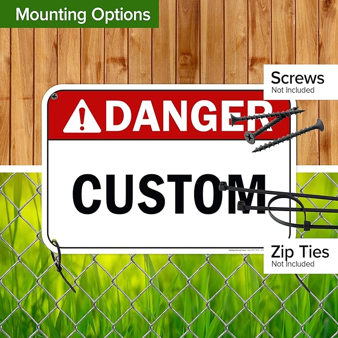 Custom Fire Equipment Sign, Ansi Sign, Osha Compliant, 12x18 Inches, 55 mil thick HDPE (high density polyethylene), Made in USA by My Sign Center