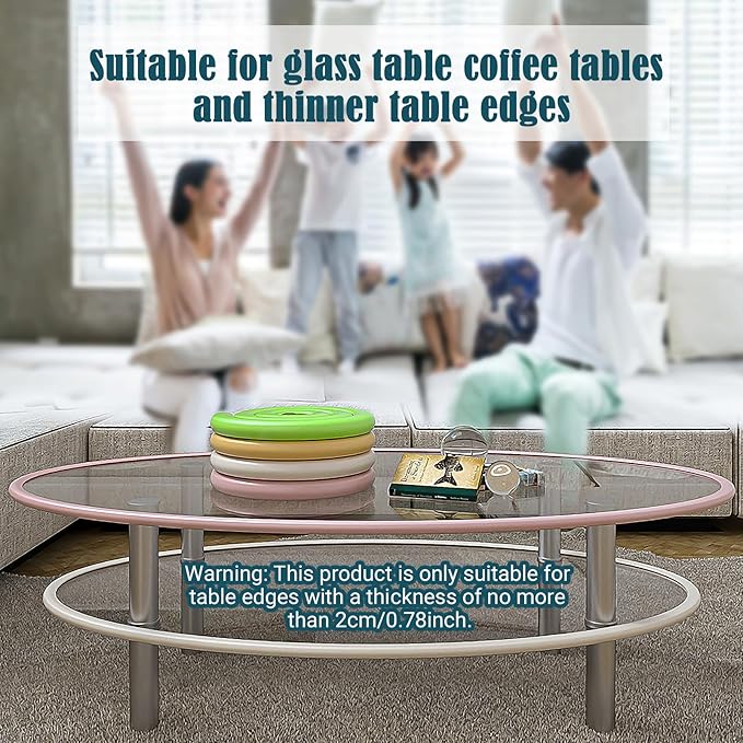 U Shape Edge Protectors for Glass Coffee Table,Foam Baby Proofing Safety Bumper Guard Strip,Corner Protectors for Kids,Extra Thick,Suitable for Furniture Fireplace,6.5 Ft/2m (Gray)