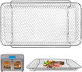 Air Fryer Basket Replacement for Emeril Lagasse Dual Zone 360 Air Fryer Oven 25 QT, 11.6" x 6.9" Non-stick Mesh Convection Toaster Oven Wire Rack Accessories Parts, Dishwasher Safe