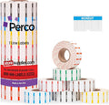 Perco 1 Line Day of The Week Labels - 7 Rolls (Full Week), 1 Sleeve, 7,000 Blank Dating Labels for Perco Lite, X, Plus and Pro 1 Line Date Guns