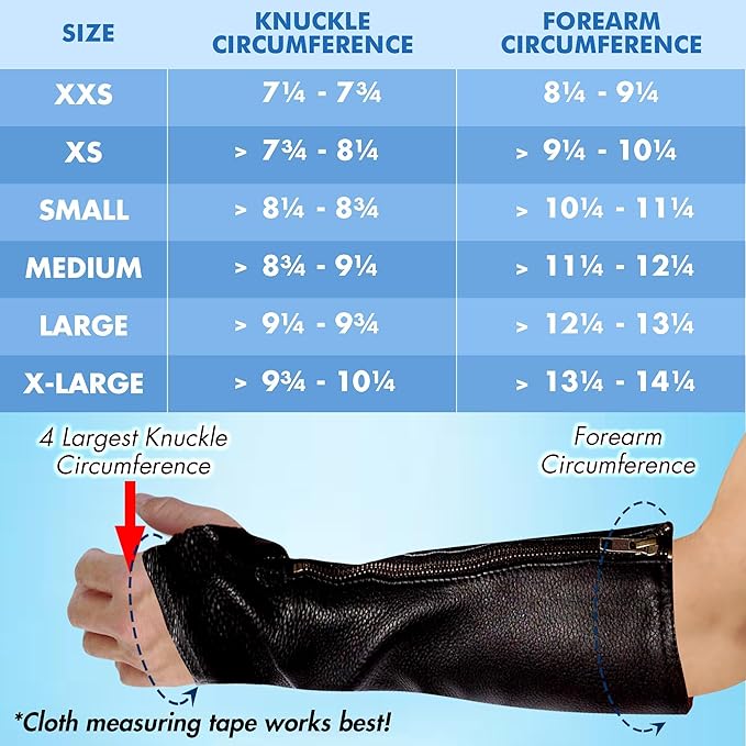 Arm Chaps Leather Protective Sleeves Arm Guard - Prevent Cuts, Scratches & Bruises - Genuine Cowhide - Ideal for Gardening & Construction - Left & Right Form-Fitting. Black (1 Pair/X-Large).