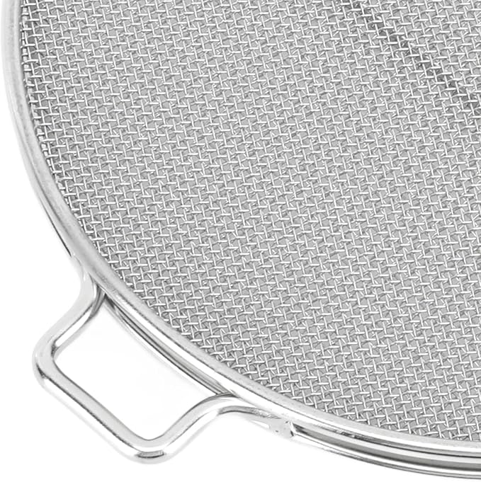 Detachable Stainless Steel Splatter Replacement for Foodi IG651, Fryer Accessories with Unique Grid Design, Dishwasher Safe Splatter Guard for Cooking Safety and Clean