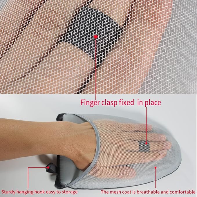 EVEME Steamer Board for Clothes with Ironing Gloves,Stand for Steaming Clothes,Steamer Pad,Hanging Ironing Board,Clothes Steamer Board,Steamer for Clothes,Hanging Steam Iron Pad