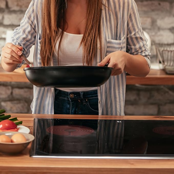 Electric Stove Cover Protector - Can be Used While Cooking - Glass Panel Overlay - Can Withstand over 1400 °F - Kitchen Essential for Cooktop Protection (25.25" x 20.81")