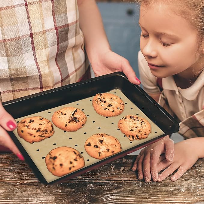 120 Sheets Air Fryer Oven Liners 11 x 12 Disposable Air Fryer Parchment Paper Liners Rectangle Non Stick Parchment Baking Paper Compatible with Ninja Foodi/Cuisinart/Breville/Emeril Lagasse/Gowise