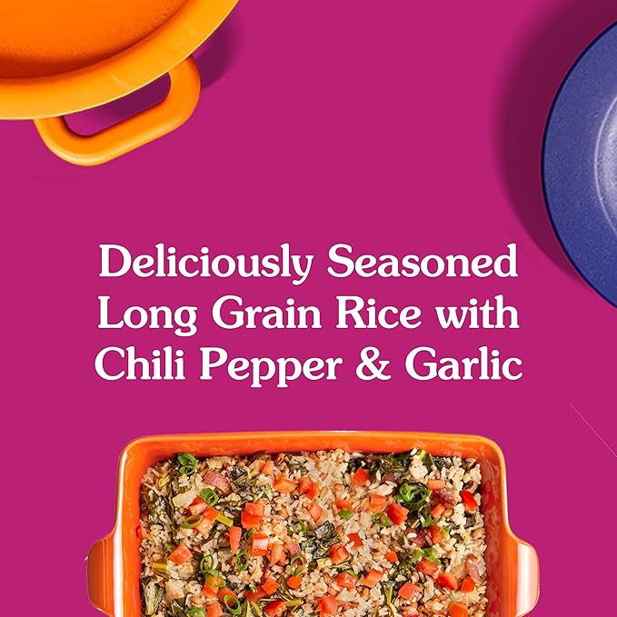 Ben’s Original Ready Rice Chili Garlic Flavored Rice, Easy Dinner Side, 8.5 oz Pouch (Pack of 12)