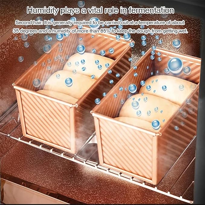 40L Electric Dough Proofer Kitchen Dough Yogurt Bread Proofer with Humidity and Temperature Control High Efficiency Home